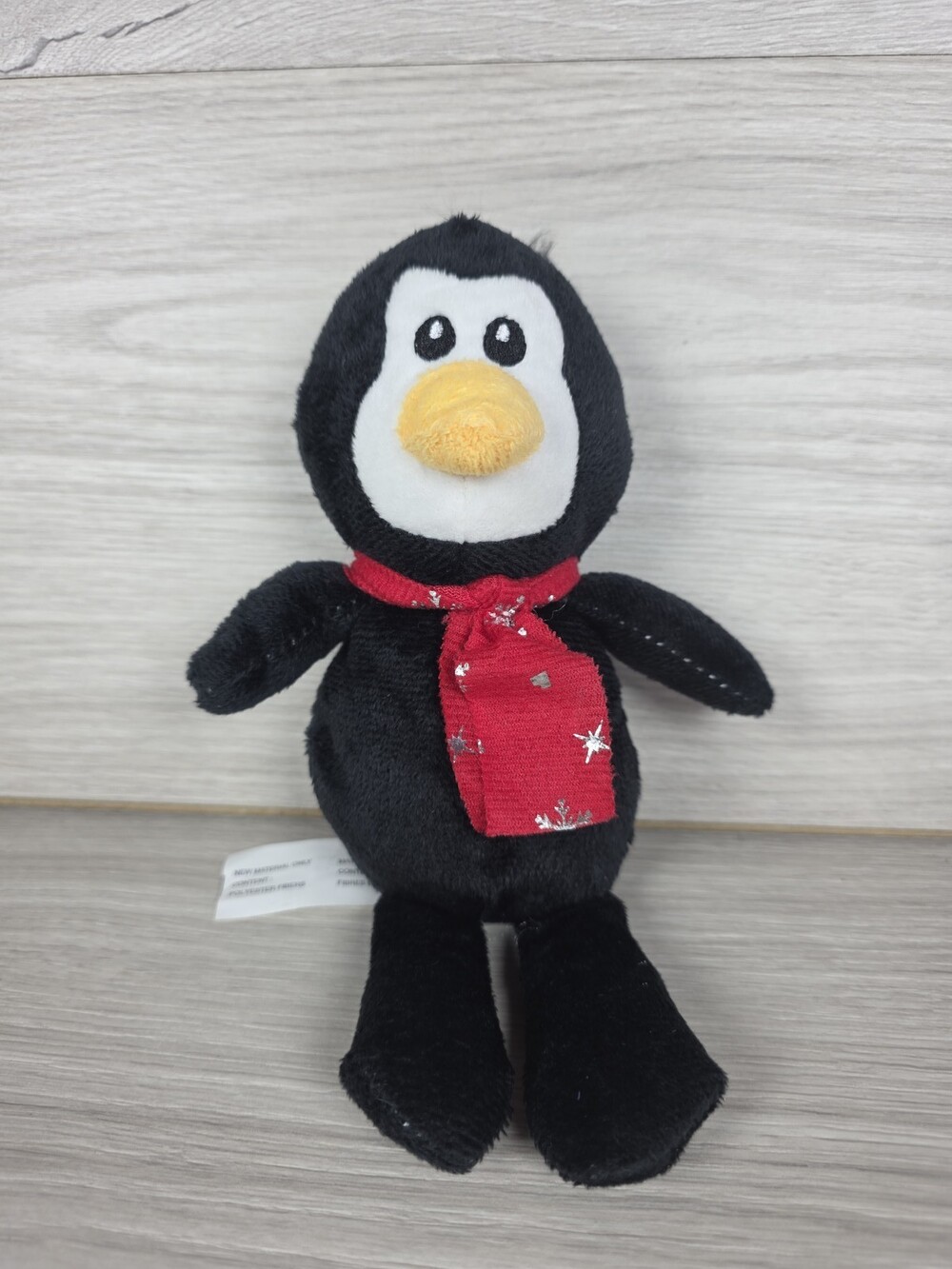 Greenbrier International Plush Penguin w Scarf – Holiday Winter Stuffed SU35